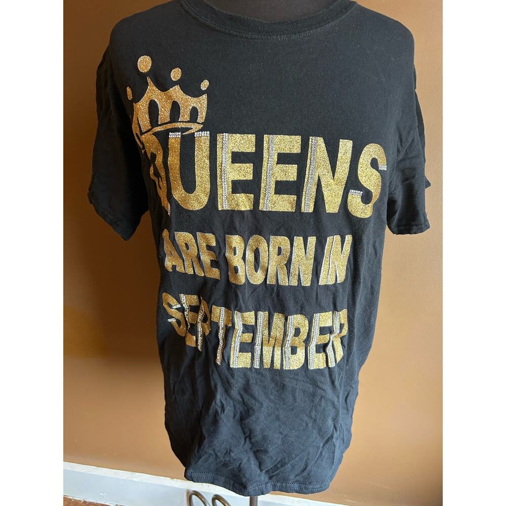 Women's Medium September Queen Birthday Girl Shirt WORN ONCE